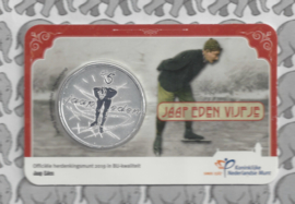 Nederland 5 euromunt 2019 (44e) "Jaap Eden vijfje" (BU met nummer in coincard)