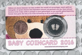 Nederland coincard 2016 baby meisje