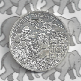 Oostenrijk 10 euromunt 2010 (18e) "Keizer Karl in Untersberg" (zilver)