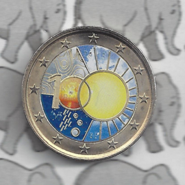 België 2 euromunt CC 2013 (11e) "100 jaar Koninklijke Meteorologisch Instituut" (kleur 3)