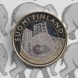 Finland 5 euromunt 2015 (39e) "Egel, provincie Uusima"