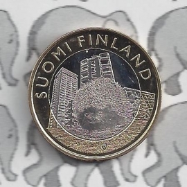 Finland 5 eurocoin 2015 (39e) "Egel, provincie Uusima"