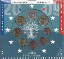 Frankrijk BU set 2009 