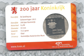 Nederland coincard 2012 (2e) "200 jaar koninkrijk" (penning)