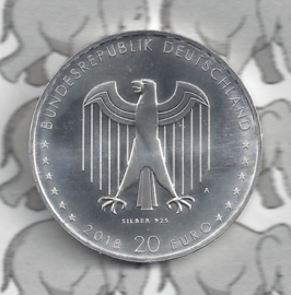 Duitsland 20 euromunt 2018 (14e) "150e Verjaardag Peter Behrens", zilver