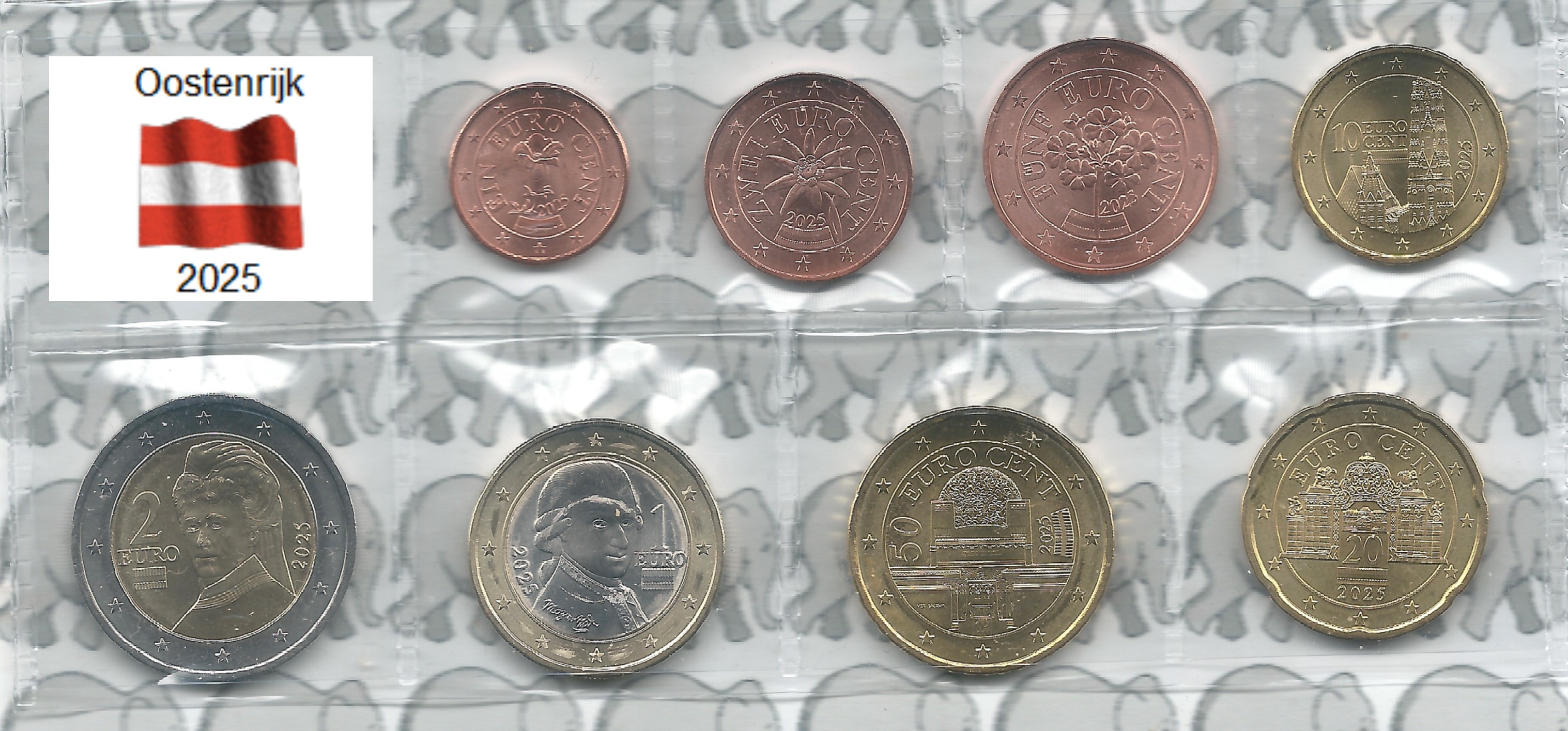 Oostenrijk UNC serie 2025