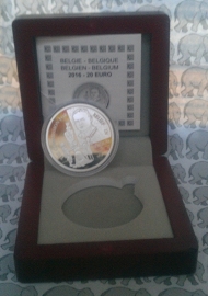 Belgium 20 eurocoin 2016 ""The Commission for Relief in Belgium."", in box met certificaat.