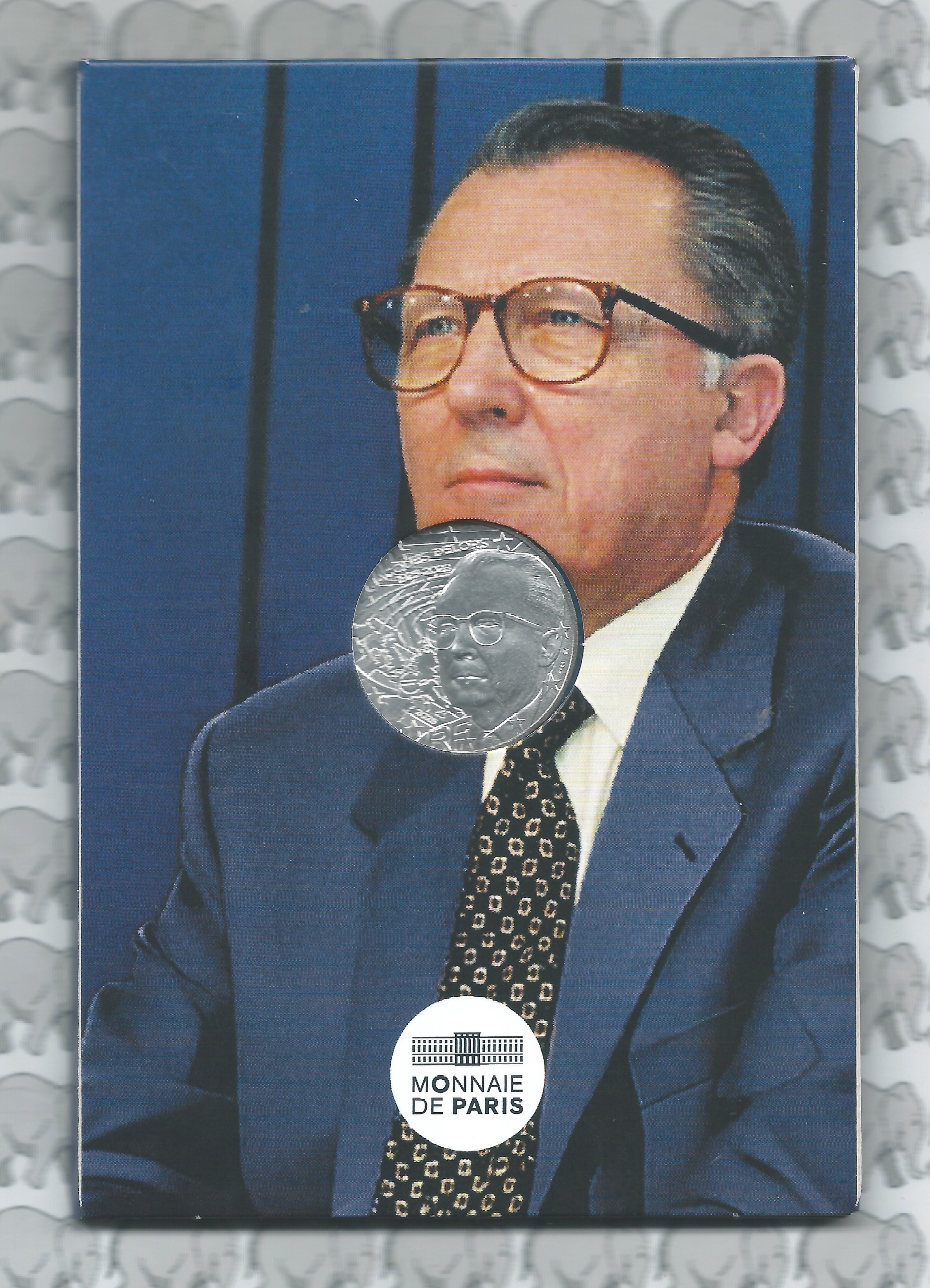 Frankrijk 10 euromunt 2025 "Jacques Delore" in blister