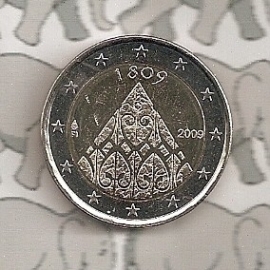 Finland 2 euromunt CC 2009 (7e) "200 jaar Finland"
