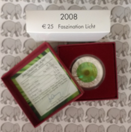 Oostenrijk 25 euromunt 2008 "Faszination licht" (Niob)