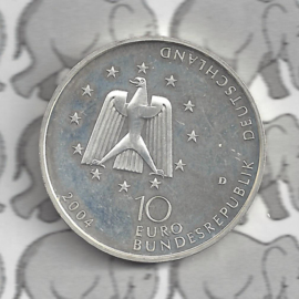 Duitsland 10 euromunt 2004 (17e) "Columbus Eur.Lab. voor Ruimtestation" (zilver).