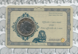 België 100 jaar België 2026, coincard met 1 euromunt (MIF)