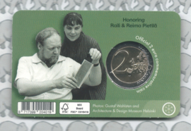 Finland 2 euromunt CC 2026 (41e) "Reili en Reima Pietilä, architecten" in coincard Finse versie