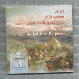 Griekenland 5 euromunt 2023 "200 jaar na de oorlog in Karpenisi" (in blister)