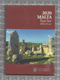Malta BU set 2020 "Tempel van Skorba". 2 euromunt met Maltees muntteken (F).