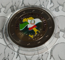 Italië 2 euromunt CC 2011 (9e) "150 jaar republiek" (kleur 3)