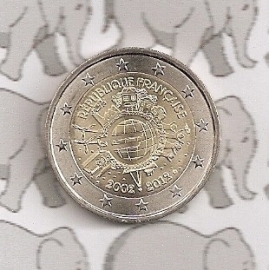 France 2 eurocoin CC 2012 "10 jaar euro"