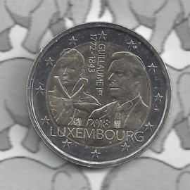 Luxemburg 2 euromunt CC 2018 (24e) "175 Jaar na het Overlijden van Groothertog Willem I"