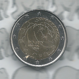 Portugal 2 euromunt CC 2026 (36e) "100 Jaar Rotary in Portugal"