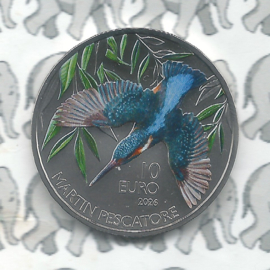 San Marino 10 euromunt 2026 "IJsvogel" (2e)