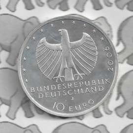 Duitsland 10 euromunt 2006 (28e) "650 Jaar Städtehanse" (zilver).