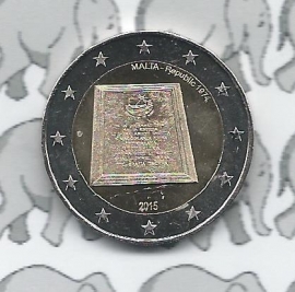 Malta 2 euromunt CC 2015 (8e) "Malta als zelfstandige republiek in 1974"