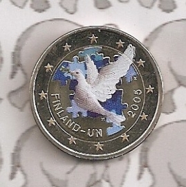 Finland 2 euromunt CC 2005 (2e) "UNO" (kleur 1)