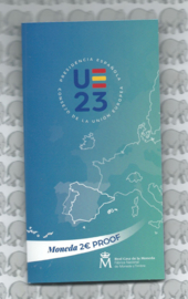 Spanje 2 euromunt CC 2023 (24e) "Voorzitterschap van de Raad van de Europese Unie", proof in blister