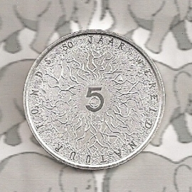 Netherlands 5 eurocoin 2011 "50 jaar WNF" (loose)