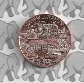 Oostenrijk 10 euromunt 2014 (25e) "Salzburg" (Brons)