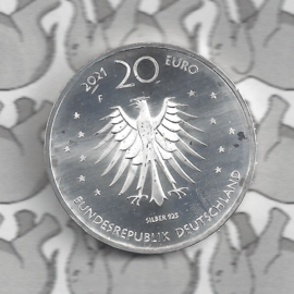 Duitsland 20 euromunt 2021 (26e) "Frau Holle", zilver