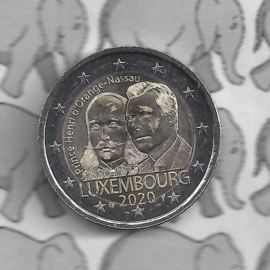 Luxemburg 2 euromunt CC 2020 (27e) "Prins Hendrik"