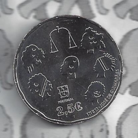 Portugal 2,5 eurocoin 2015 (37) "40 jaar justitie"