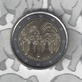 Spanje 2 euromunt CC 2010 (4e) "Kathedraal van Cordoba"