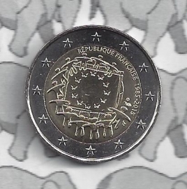 France 2 eurocoin CC 2015 "30 jaar Europese vlag"