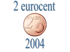 België 2 eurocent 2004