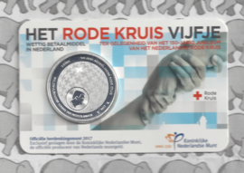 Nederland 5 euromunt 2017 (34e) "Rode Kruis vijfje" (in coincard)