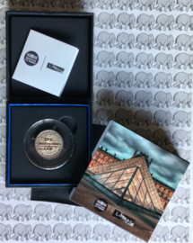 Frankrijk 2 euromunt CC 2025 (34e) "Museum des Louvre", reverse proof in doosje met certificaat