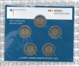 Duitsland 2 euromunt CC 2023 (29e) "Karel de Grote, 1275 Jaar na zijn geboorte" (5 letters) BU