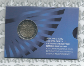 Letland 2 euromunt CC 2026 (20e) "Energie onafhankelijkheid" (in coincard)