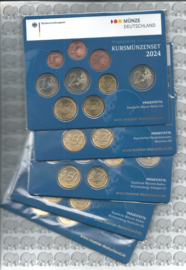 Duitsland BU sets 2025 (alle 5 de letters)