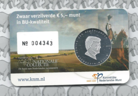 Nederland 5 euromunt 2015 (29e) "Waterloo vijfje" (BU, met nummer in coincard)