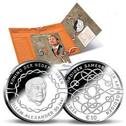 Nederland 10 euromunt 2017 "Verjaardags tientje" (zilver, in blister)