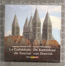 België BU set 2009 "De Kathedraal van Doornik"