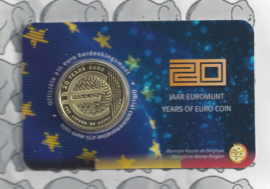 België 2,5 euromunt 2022 "20 jaar euromunt" in coincard Nederlandse versie