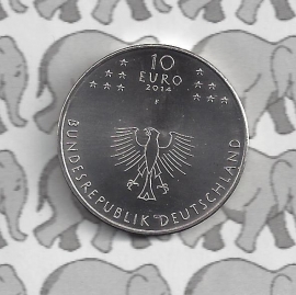 Duitsland 10 euromunt 2014 (70e) "Konstanzer Konzil" (nikkel)