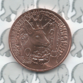 Oostenrijk 10 euromunt 2026 (50e) "Anpirschen - Jager" (koper)