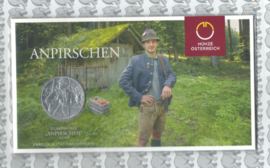 Oostenrijk 10 euromunt 2026 (50e) "Anpirschen - Jager". Zilver in blister