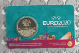 België 2,5 euromunt 2021 "UEFA EURO 2021" in coincard Nederlandse versie