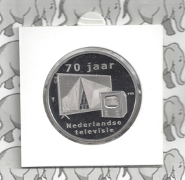 Nederland 75 jaar Nederlandse televisie 2021 (penning in munthouder, muntmanifestatie)